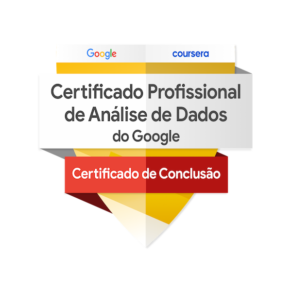 Certificado Profissional de Análise de Dados do Google